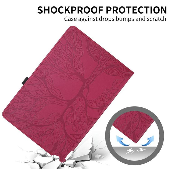 Estuche para tableta inteligente de cuero con rotación en relieve Tree Life, For Xiaomi Redmi Pad 2 SE 9.7 2026, For Xiaomi Redmi K Pad 2 8.8 2026, For Xiaomi Redmi K Pad, For Xiaomi Redmi Pad 2, For Xiaomi Pad 7 / 7 Pro, For Xiaomi Redmi Pad SE 8.7 4G...
