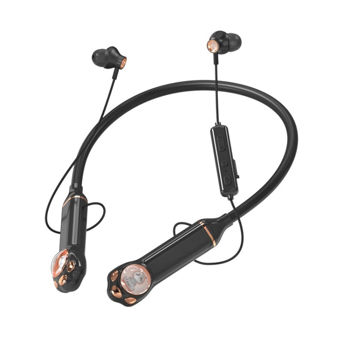 K1692 Meow Planet Auriculares deportivos Bluetooth con reducción de ruido montados en el cuello