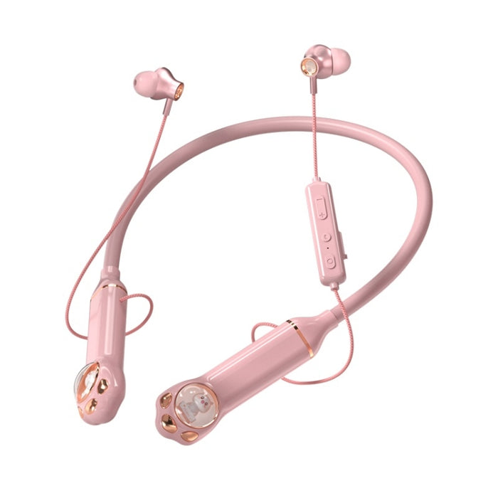 K1692 Meow Planet Auriculares deportivos Bluetooth con reducción de ruido montados en el cuello