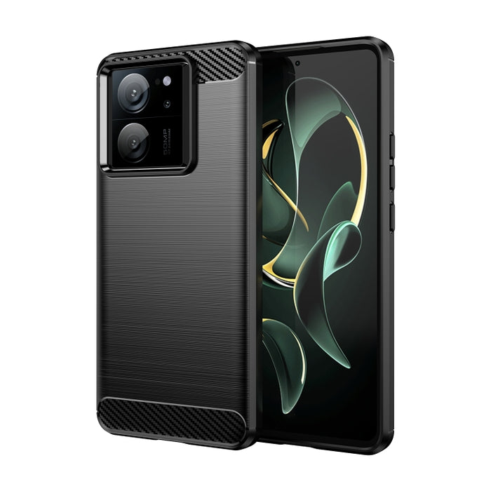 Caja de teléfono de TPU de fibra de carbono con textura cepillada, For Xiaomi Poco X6 Neo, For Xiaomi Redmi 13C 5G, For Xiaomi Redmi K70E, For Xiaomi Poco X6 Pro 5G, For Xiaomi Poco C65, For Xiaomi 14 Pro, For Xiaomi 14, For Xiaomi Redmi Note 13 5G    ...