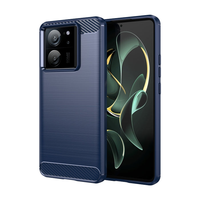 Caja de teléfono de TPU de fibra de carbono con textura cepillada, For Xiaomi Poco X6 Neo, For Xiaomi Redmi 13C 5G, For Xiaomi Redmi K70E, For Xiaomi Poco X6 Pro 5G, For Xiaomi Poco C65, For Xiaomi 14 Pro, For Xiaomi 14, For Xiaomi Redmi Note 13 5G    ...
