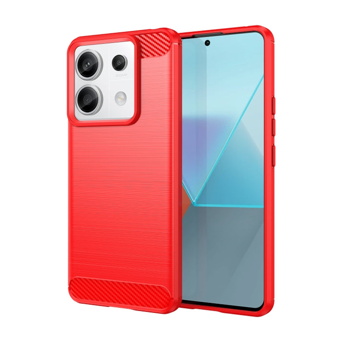 Caja de teléfono de TPU de fibra de carbono con textura cepillada, For Xiaomi Poco X6 Neo, For Xiaomi Redmi 13C 5G, For Xiaomi Redmi K70E, For Xiaomi Poco X6 Pro 5G, For Xiaomi Poco C65, For Xiaomi 14 Pro, For Xiaomi 14, For Xiaomi Redmi Note 13 5G    ...