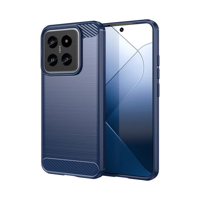 Caja de teléfono de TPU de fibra de carbono con textura cepillada, For Xiaomi Poco X6 Neo, For Xiaomi Redmi 13C 5G, For Xiaomi Redmi K70E, For Xiaomi Poco X6 Pro 5G, For Xiaomi Poco C65, For Xiaomi 14 Pro, For Xiaomi 14, For Xiaomi Redmi Note 13 5G    ...
