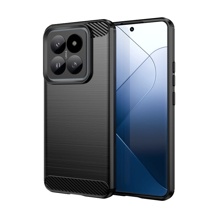 Caja de teléfono de TPU de fibra de carbono con textura cepillada, For Xiaomi Poco X6 Neo, For Xiaomi Redmi 13C 5G, For Xiaomi Redmi K70E, For Xiaomi Poco X6 Pro 5G, For Xiaomi Poco C65, For Xiaomi 14 Pro, For Xiaomi 14, For Xiaomi Redmi Note 13 5G    ...