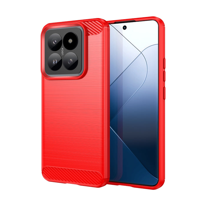 Caja de teléfono de TPU de fibra de carbono con textura cepillada, For Xiaomi Poco X6 Neo, For Xiaomi Redmi 13C 5G, For Xiaomi Redmi K70E, For Xiaomi Poco X6 Pro 5G, For Xiaomi Poco C65, For Xiaomi 14 Pro, For Xiaomi 14, For Xiaomi Redmi Note 13 5G    ...