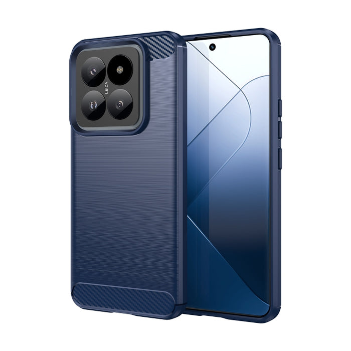 Caja de teléfono de TPU de fibra de carbono con textura cepillada, For Xiaomi Poco X6 Neo, For Xiaomi Redmi 13C 5G, For Xiaomi Redmi K70E, For Xiaomi Poco X6 Pro 5G, For Xiaomi Poco C65, For Xiaomi 14 Pro, For Xiaomi 14, For Xiaomi Redmi Note 13 5G    ...