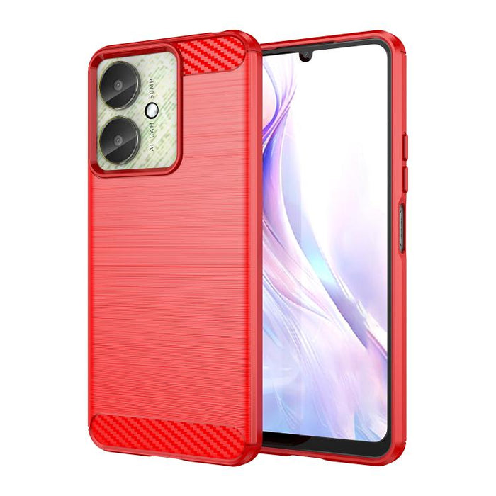 Caja de teléfono de TPU de fibra de carbono con textura cepillada, For Xiaomi Poco X6 Neo, For Xiaomi Redmi 13C 5G, For Xiaomi Redmi K70E, For Xiaomi Poco X6 Pro 5G, For Xiaomi Poco C65, For Xiaomi 14 Pro, For Xiaomi 14, For Xiaomi Redmi Note 13 5G    ...