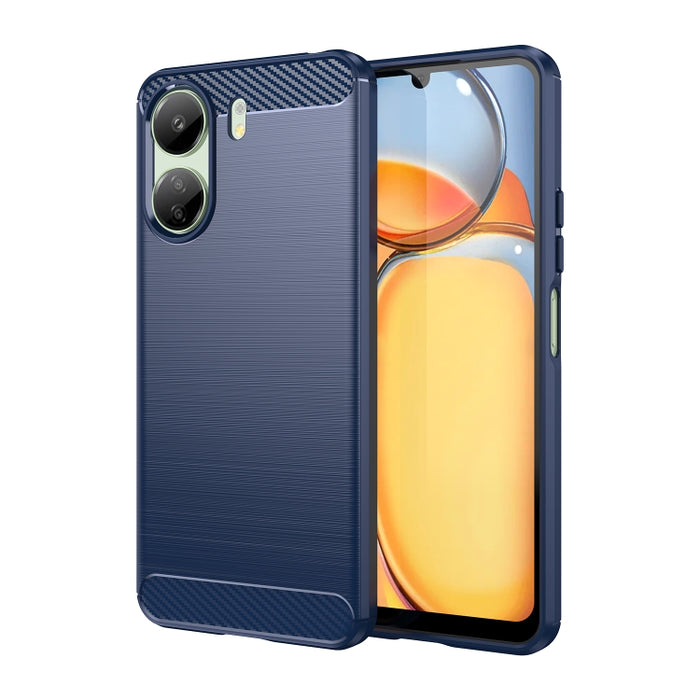 Caja de teléfono de TPU de fibra de carbono con textura cepillada, For Xiaomi Poco X6 Neo, For Xiaomi Redmi 13C 5G, For Xiaomi Redmi K70E, For Xiaomi Poco X6 Pro 5G, For Xiaomi Poco C65, For Xiaomi 14 Pro, For Xiaomi 14, For Xiaomi Redmi Note 13 5G    ...