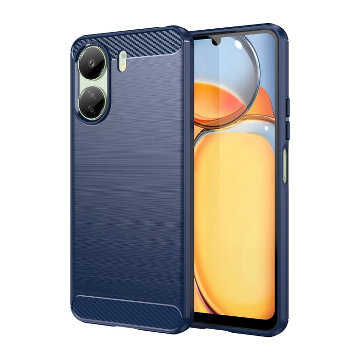 Caja de teléfono de TPU de fibra de carbono con textura cepillada, For Xiaomi Poco X6 Neo, For Xiaomi Redmi 13C 5G, For Xiaomi Redmi K70E, For Xiaomi Poco X6 Pro 5G, For Xiaomi Poco C65, For Xiaomi 14 Pro, For Xiaomi 14, For Xiaomi Redmi Note 13 5G    ...
