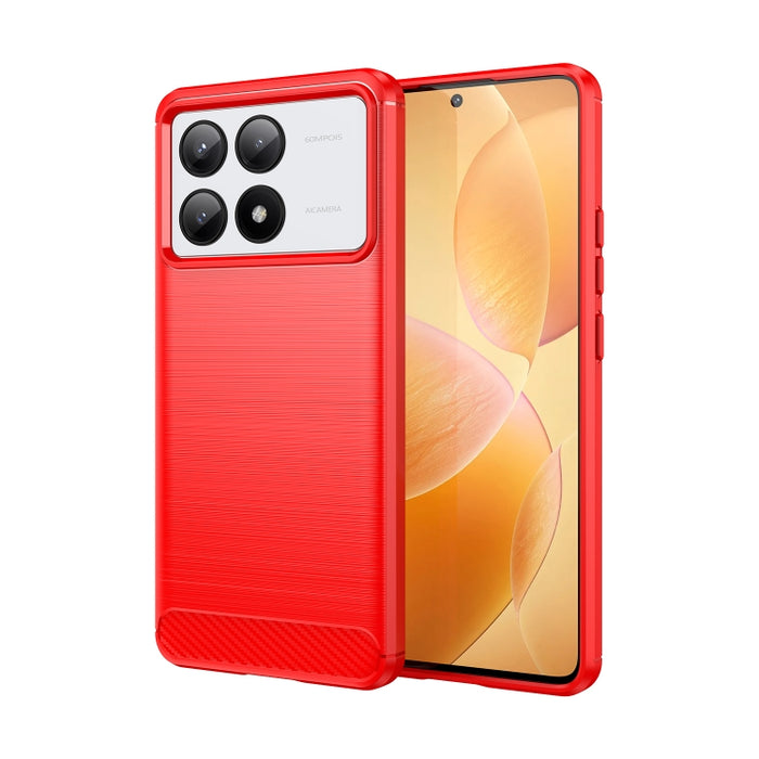 Caja de teléfono de TPU de fibra de carbono con textura cepillada, For Xiaomi Poco X6 Neo, For Xiaomi Redmi 13C 5G, For Xiaomi Redmi K70E, For Xiaomi Poco X6 Pro 5G, For Xiaomi Poco C65, For Xiaomi 14 Pro, For Xiaomi 14, For Xiaomi Redmi Note 13 5G    ...