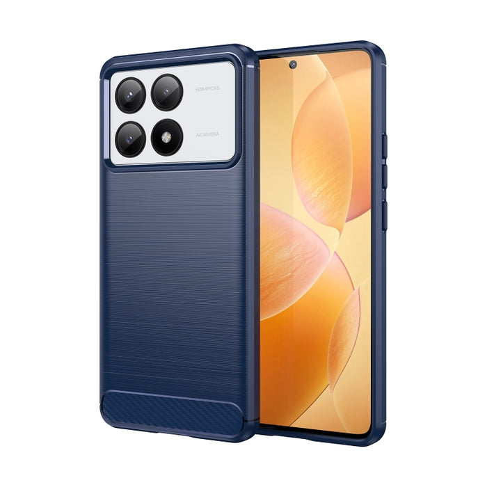 Caja de teléfono de TPU de fibra de carbono con textura cepillada, For Xiaomi Poco X6 Neo, For Xiaomi Redmi 13C 5G, For Xiaomi Redmi K70E, For Xiaomi Poco X6 Pro 5G, For Xiaomi Poco C65, For Xiaomi 14 Pro, For Xiaomi 14, For Xiaomi Redmi Note 13 5G    ...