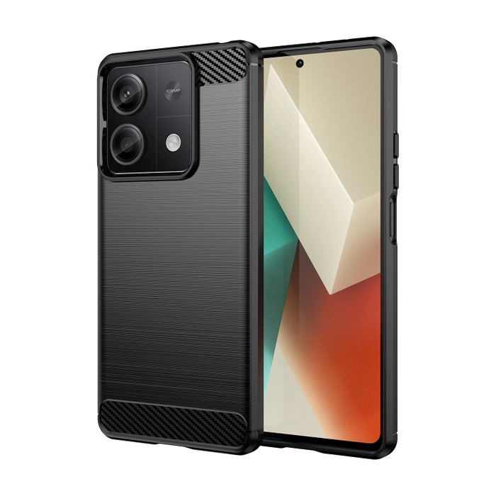 Caja de teléfono de TPU de fibra de carbono con textura cepillada, For Xiaomi Poco X6 Neo, For Xiaomi Redmi 13C 5G, For Xiaomi Redmi K70E, For Xiaomi Poco X6 Pro 5G, For Xiaomi Poco C65, For Xiaomi 14 Pro, For Xiaomi 14, For Xiaomi Redmi Note 13 5G    ...
