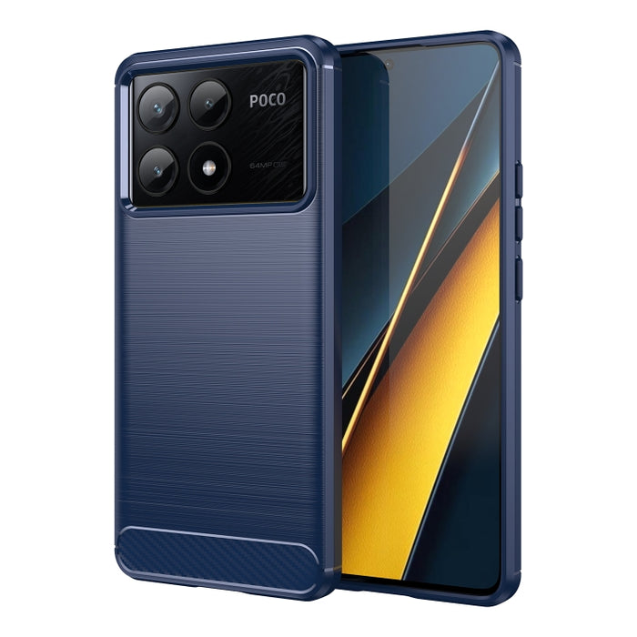 Caja de teléfono de TPU de fibra de carbono con textura cepillada, For Xiaomi Poco X6 Neo, For Xiaomi Redmi 13C 5G, For Xiaomi Redmi K70E, For Xiaomi Poco X6 Pro 5G, For Xiaomi Poco C65, For Xiaomi 14 Pro, For Xiaomi 14, For Xiaomi Redmi Note 13 5G    ...