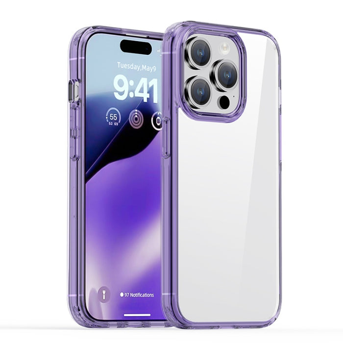 Funda transparente para teléfono iPAKY Hanguang Series TPU+PC, For iPhone 15 Pro Max, For iPhone 15 Pro, For iPhone 15 Plus, For iPhone 15
