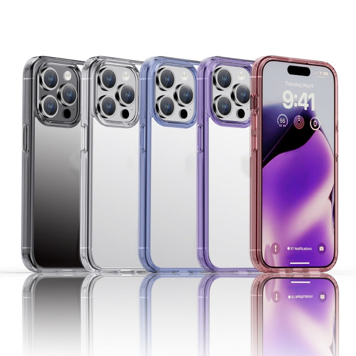 Funda transparente para teléfono iPAKY Hanguang Series TPU+PC, For iPhone 15 Pro Max, For iPhone 15 Pro, For iPhone 15 Plus, For iPhone 15