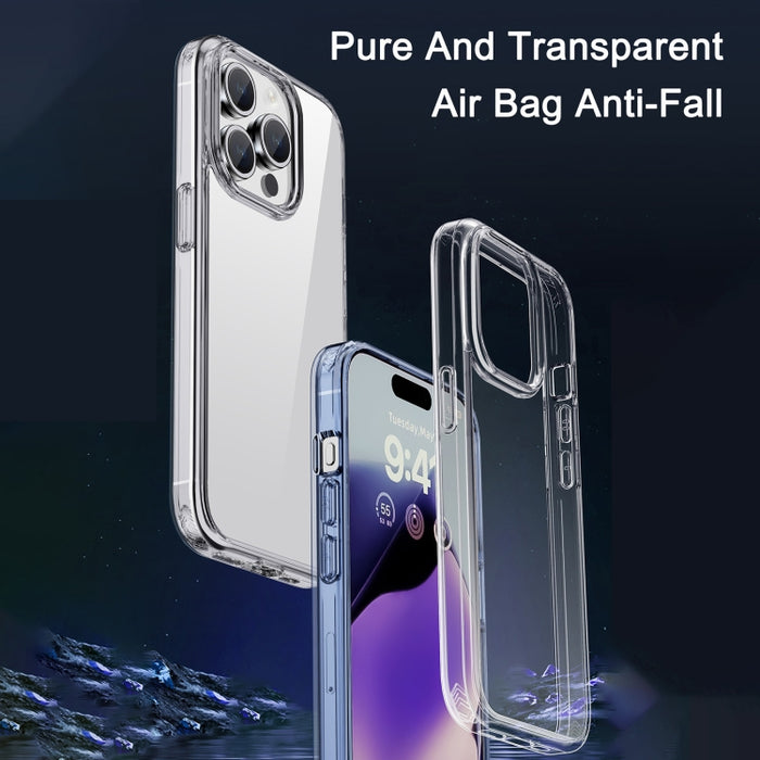 Funda transparente para teléfono iPAKY Hanguang Series TPU+PC, For iPhone 15 Pro Max, For iPhone 15 Pro, For iPhone 15 Plus, For iPhone 15