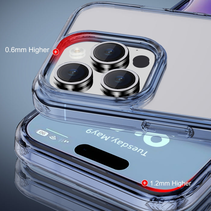Funda transparente para teléfono iPAKY Hanguang Series TPU+PC, For iPhone 15 Pro Max, For iPhone 15 Pro, For iPhone 15 Plus, For iPhone 15