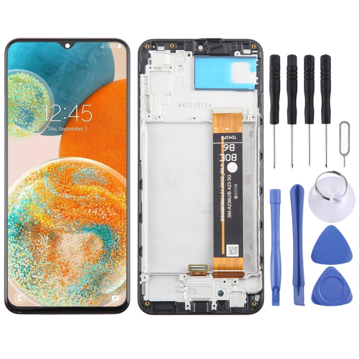 Montaje completo del digitalizador de pantalla LCD OEM con marco