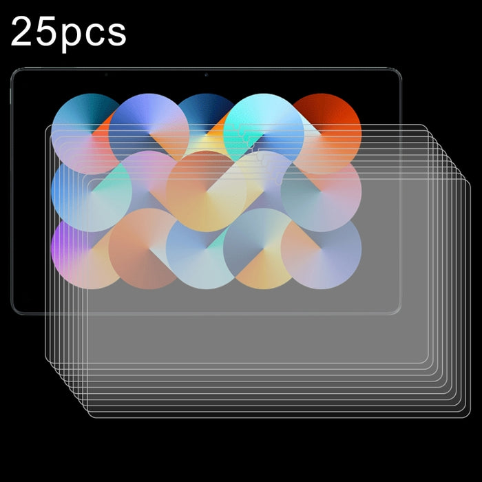 Película de vidrio templado a prueba de explosiones de 25 piezas 9H 0,3 mm, For Redmi Pad 2 SE 9.7 inch 2026, For Xiaomi Pad Mini/Redmi K Pad/Poco F Pad, For Redmi K Pad 2 8.8 inch 2026, For Xiaomi Pad 8/8 Pro/7/7 Pro/Poco Pad X1                       ...