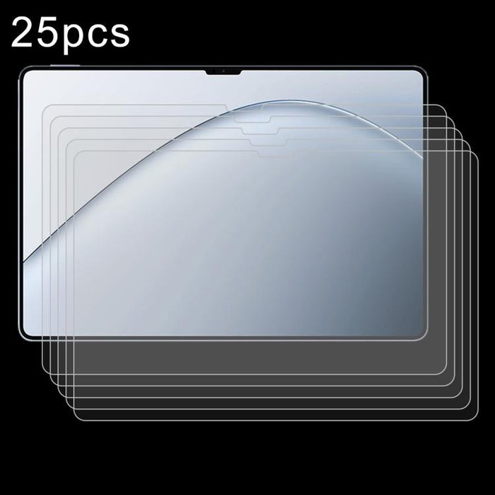 Película de vidrio templado a prueba de explosiones de 25 piezas 9H 0,3 mm, For Redmi Pad 2 SE 9.7 inch 2026, For Xiaomi Pad Mini/Redmi K Pad/Poco F Pad, For Redmi K Pad 2 8.8 inch 2026, For Xiaomi Pad 8/8 Pro/7/7 Pro/Poco Pad X1                       ...