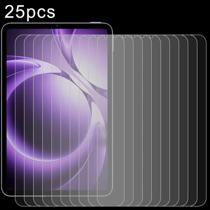 Película de vidrio templado a prueba de explosiones de 25 piezas 9H 0,3 mm, For Redmi Pad 2 SE 9.7 inch 2026, For Xiaomi Pad Mini/Redmi K Pad/Poco F Pad, For Redmi K Pad 2 8.8 inch 2026, For Xiaomi Pad 8/8 Pro/7/7 Pro/Poco Pad X1                       ...