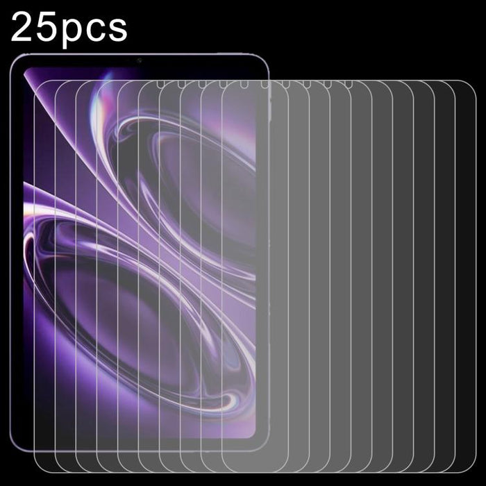 Película de vidrio templado a prueba de explosiones de 25 piezas 9H 0,3 mm, For Redmi Pad 2 SE 9.7 inch 2026, For Xiaomi Pad Mini/Redmi K Pad/Poco F Pad, For Redmi K Pad 2 8.8 inch 2026, For Xiaomi Pad 8/8 Pro/7/7 Pro/Poco Pad X1                       ...