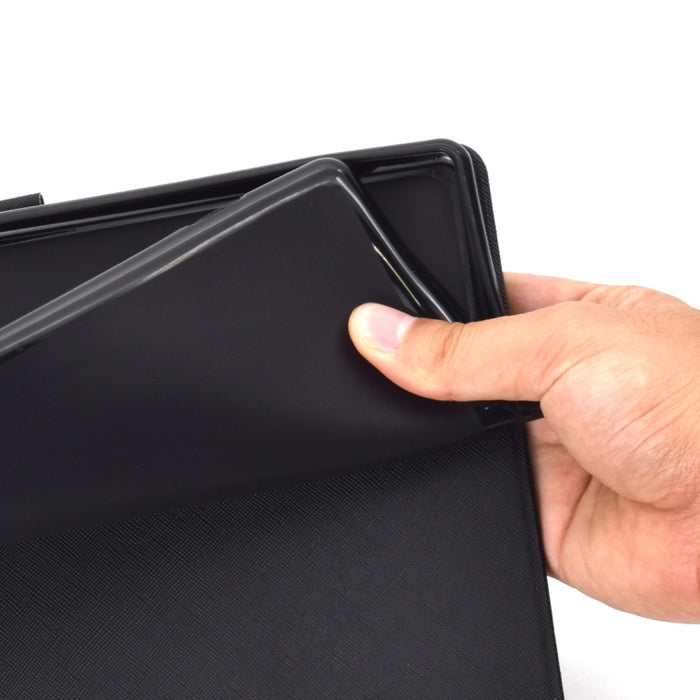 Estuche de cuero con tapa horizontal con textura de piel de vaca con soporte y ranuras para tarjetas y función de suspensión / activación, For iPad Pro 11 (2020) & (2018), For iPad 10.2 / Air (2019) / Pro 10.5, For iPad mini 5 / 4 / 3 / 2 / 1          ...
