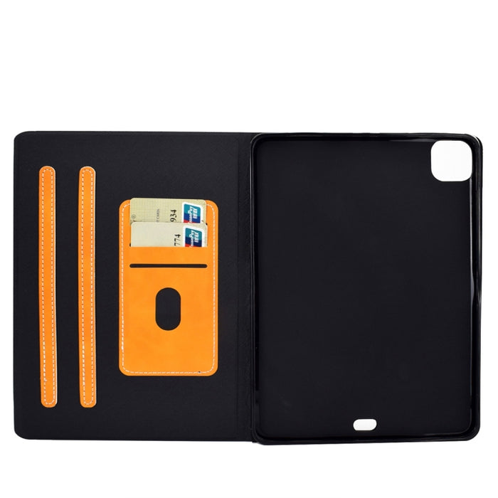 Estuche de cuero con tapa horizontal con textura de piel de vaca con soporte y ranuras para tarjetas y función de suspensión / activación, For iPad Pro 11 (2020) & (2018), For iPad 10.2 / Air (2019) / Pro 10.5, For iPad mini 5 / 4 / 3 / 2 / 1          ...