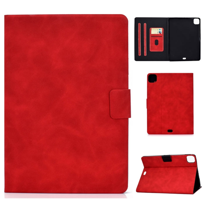 Estuche de cuero con tapa horizontal con textura de piel de vaca con soporte y ranuras para tarjetas y función de suspensión / activación, For iPad Pro 11 (2020) & (2018), For iPad 10.2 / Air (2019) / Pro 10.5, For iPad mini 5 / 4 / 3 / 2 / 1          ...