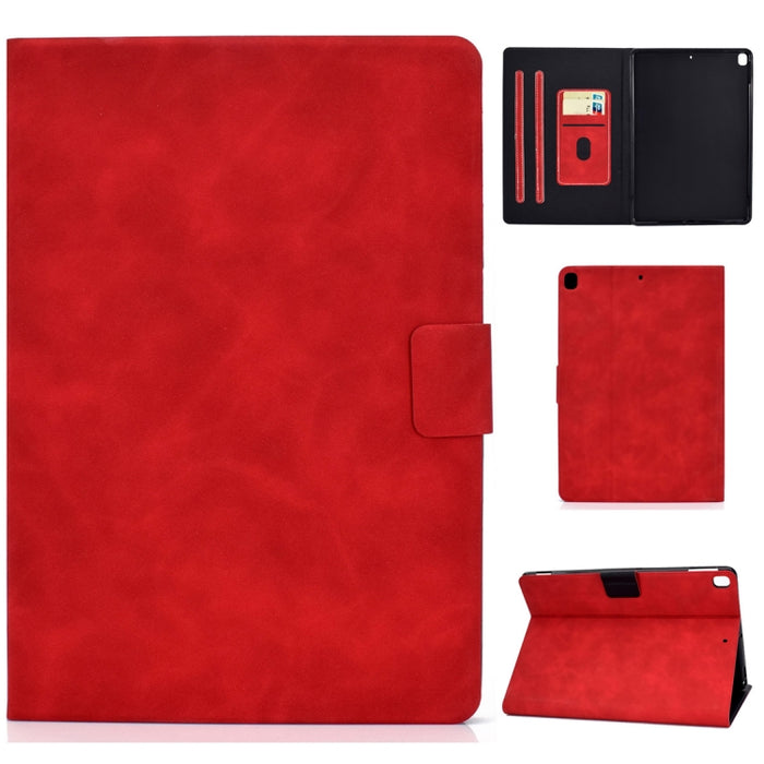 Estuche de cuero con tapa horizontal con textura de piel de vaca con soporte y ranuras para tarjetas y función de suspensión / activación, For iPad Pro 11 (2020) & (2018), For iPad 10.2 / Air (2019) / Pro 10.5, For iPad mini 5 / 4 / 3 / 2 / 1          ...