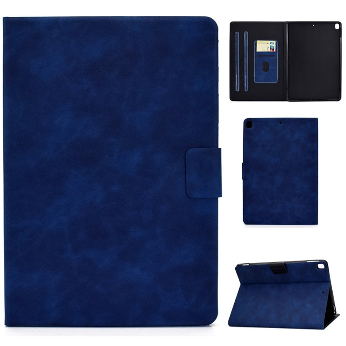 Estuche de cuero con tapa horizontal con textura de piel de vaca con soporte y ranuras para tarjetas y función de suspensión / activación, For iPad Pro 11 (2020) & (2018), For iPad 10.2 / Air (2019) / Pro 10.5, For iPad mini 5 / 4 / 3 / 2 / 1          ...