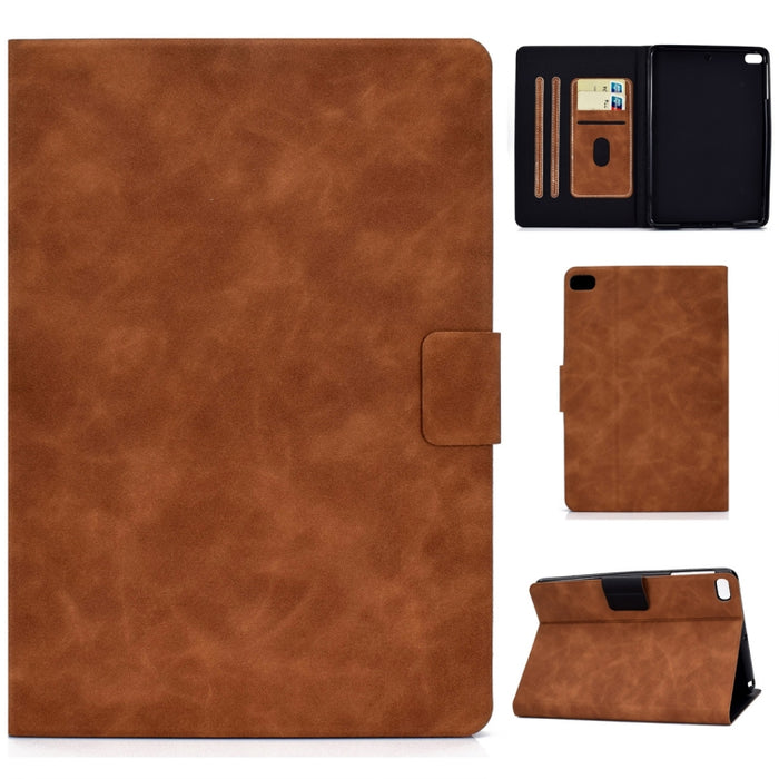 Estuche de cuero con tapa horizontal con textura de piel de vaca con soporte y ranuras para tarjetas y función de suspensión / activación, For iPad Pro 11 (2020) & (2018), For iPad 10.2 / Air (2019) / Pro 10.5, For iPad mini 5 / 4 / 3 / 2 / 1          ...