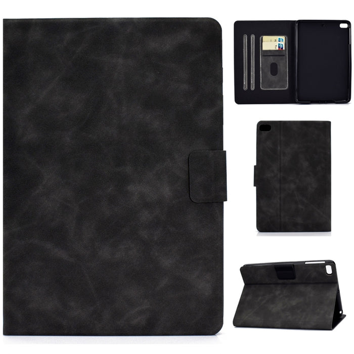 Estuche de cuero con tapa horizontal con textura de piel de vaca con soporte y ranuras para tarjetas y función de suspensión / activación, For iPad Pro 11 (2020) & (2018), For iPad 10.2 / Air (2019) / Pro 10.5, For iPad mini 5 / 4 / 3 / 2 / 1          ...