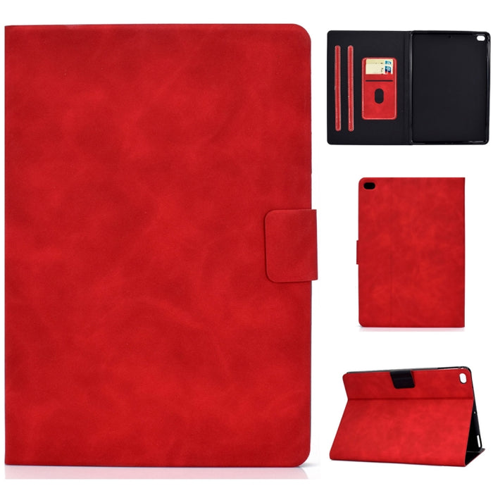 Estuche de cuero con tapa horizontal con textura de piel de vaca con soporte y ranuras para tarjetas y función de suspensión / activación, For iPad Pro 11 (2020) & (2018), For iPad 10.2 / Air (2019) / Pro 10.5, For iPad mini 5 / 4 / 3 / 2 / 1          ...