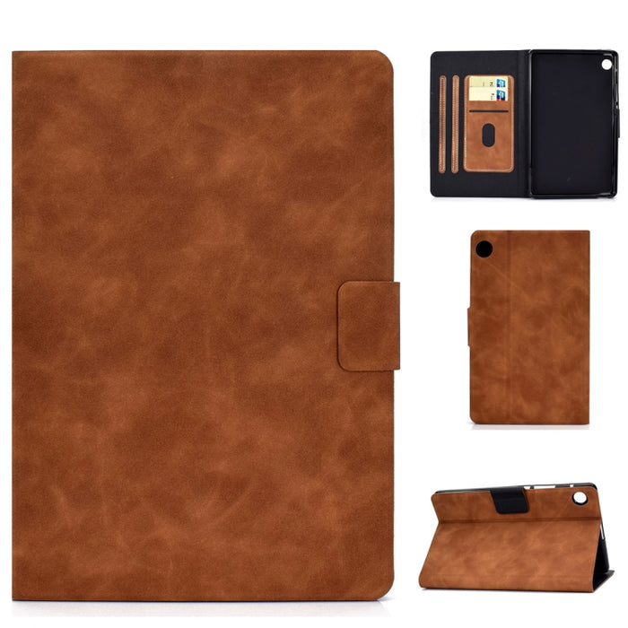 Estuche de cuero con tapa horizontal con textura de piel de vaca con soporte y ranuras para tarjetas y función de suspensión / activación, For iPad Pro 11 (2020) & (2018), For iPad 10.2 / Air (2019) / Pro 10.5, For iPad mini 5 / 4 / 3 / 2 / 1          ...
