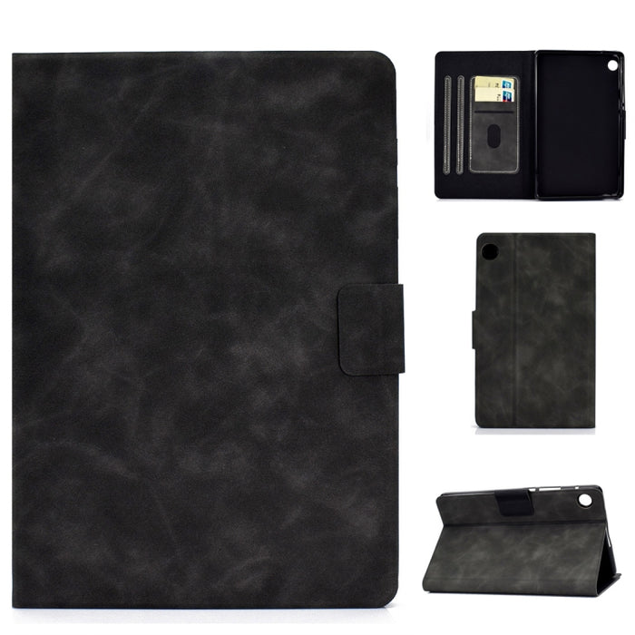 Estuche de cuero con tapa horizontal con textura de piel de vaca con soporte y ranuras para tarjetas y función de suspensión / activación, For iPad Pro 11 (2020) & (2018), For iPad 10.2 / Air (2019) / Pro 10.5, For iPad mini 5 / 4 / 3 / 2 / 1          ...