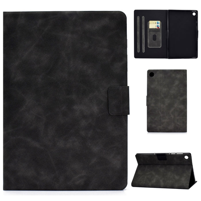 Estuche de cuero con tapa horizontal con textura de piel de vaca con soporte y ranuras para tarjetas y función de suspensión / activación, For iPad Pro 11 (2020) & (2018), For iPad 10.2 / Air (2019) / Pro 10.5, For iPad mini 5 / 4 / 3 / 2 / 1          ...