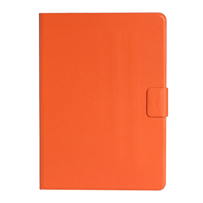 Estuche de cuero con tapa horizontal de color sólido con ranuras para tarjetas y soporte y función de suspensión / activación