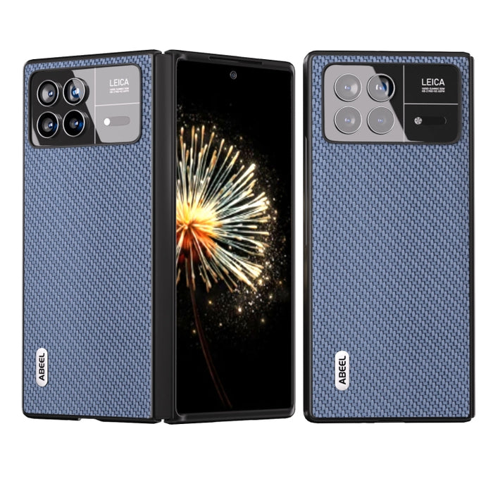 Funda protectora para teléfono con textura de fibra de carbono ABEEL, For Xiaomi Mix Fold 3