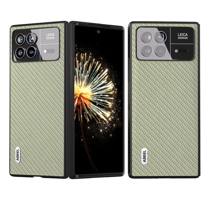 Funda protectora para teléfono con textura de fibra de carbono ABEEL, For Xiaomi Mix Fold 3