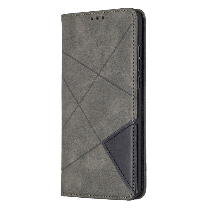 Estuche de cuero magnético con tapa horizontal con textura de rombos con soporte y ranuras para tarjetas y billetera, For Huawei Honor 9X Lite, For Xiaomi Redmi 9