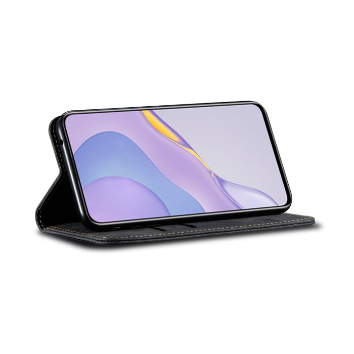 Estuche de cuero con tapa horizontal de estilo casual de textura de mezclilla con soporte y ranuras para tarjetas y billetera, For Huawei Nova 7, For Huawei Nova 7 Pro, For Huawei Nova 7 SE / P40 Lite 5G, For Huawei P Smart(2020), For Huawei Y5P       ...