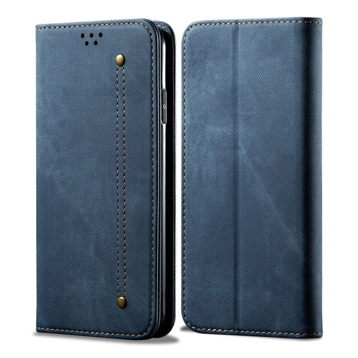 Estuche de cuero con tapa horizontal de estilo casual de textura de mezclilla con soporte y ranuras para tarjetas y billetera, For Huawei Nova 7, For Huawei Nova 7 Pro, For Huawei Nova 7 SE / P40 Lite 5G, For Huawei P Smart(2020), For Huawei Y5P       ...