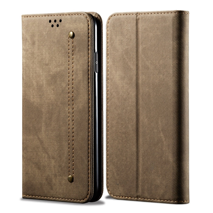 Estuche de cuero con tapa horizontal de estilo casual de textura de mezclilla con soporte y ranuras para tarjetas y billetera, For Huawei Nova 7, For Huawei Nova 7 Pro, For Huawei Nova 7 SE / P40 Lite 5G, For Huawei P Smart(2020), For Huawei Y5P       ...