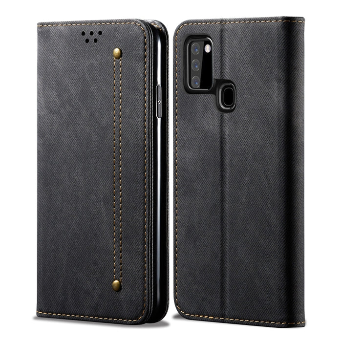 Estuche de cuero con tapa horizontal de estilo casual de textura de mezclilla con soporte y ranuras para tarjetas y billetera, For Huawei Nova 7, For Huawei Nova 7 Pro, For Huawei Nova 7 SE / P40 Lite 5G, For Huawei P Smart(2020), For Huawei Y5P       ...