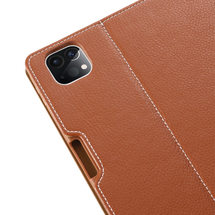 Estuche protector con tapa horizontal GEBEI PU + TPU con soporte y ranuras para tarjetas, For iPad Pro 11 inch (2020)