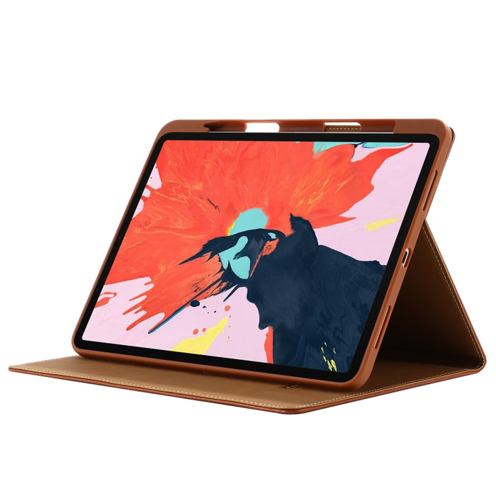 Estuche protector con tapa horizontal GEBEI PU + TPU con soporte y ranuras para tarjetas, For iPad Pro 11 inch (2020)