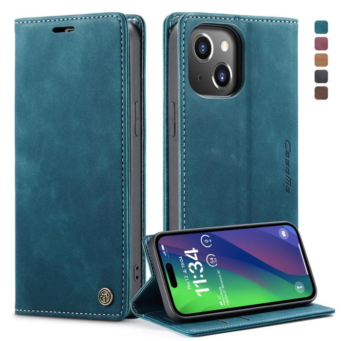CaseMe 013 Funda de teléfono de cuero con tapa horizontal multifuncional, For iPhone 15 Pro Max, For iPhone 15 Pro, For iPhone 15 Plus, For iPhone 15