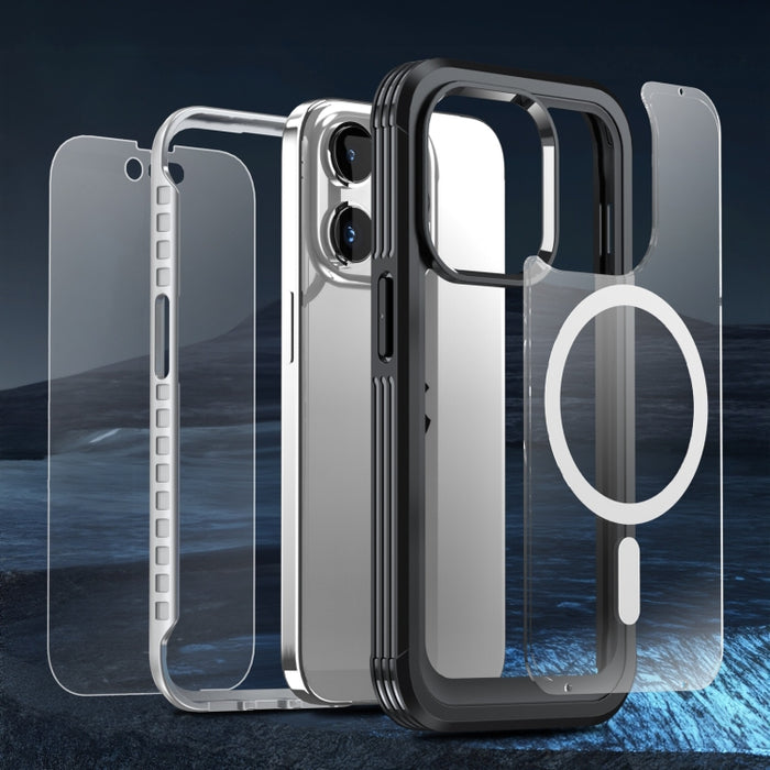 Funda resistente magnética para teléfono Life Waterproof MagSafe, For iPhone 15 Pro Max, For iPhone 15 Pro, For iPhone 15 Plus, For iPhone 15