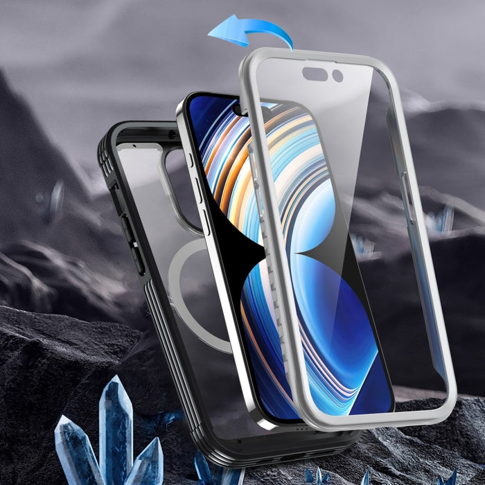 Funda resistente magnética para teléfono Life Waterproof MagSafe, For iPhone 15 Pro Max, For iPhone 15 Pro, For iPhone 15 Plus, For iPhone 15